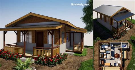 45 sqm. 2 Bedrooms Half Concrete Half Amakan Bahay Kubo .